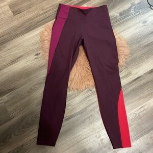Athleta Colorblock Thight Leggings Size S